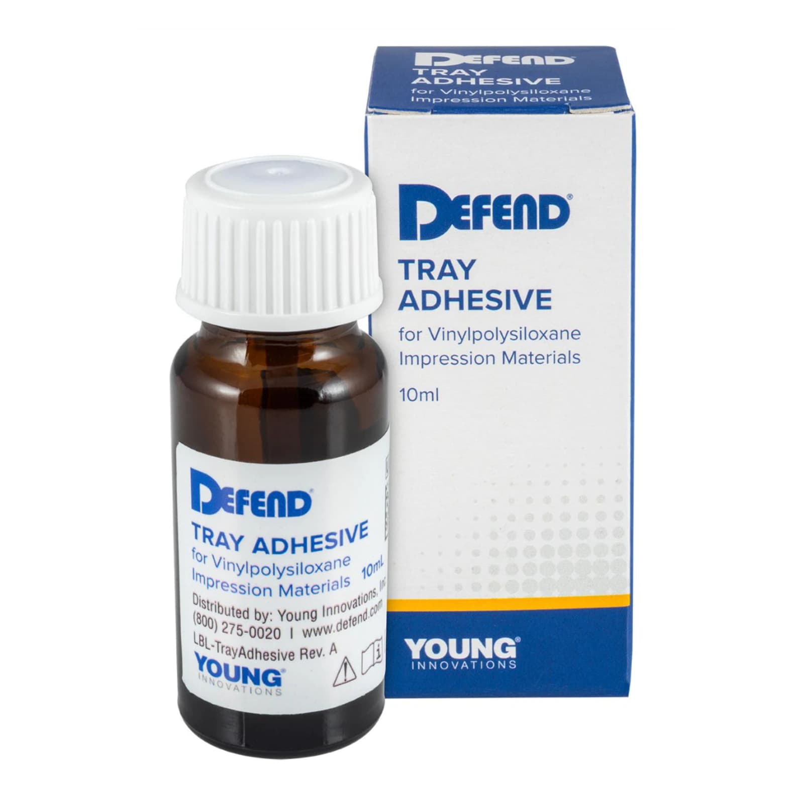 Defend VPS Tray Adhesive, 10 mL Bottle with Brush Applicator, VP-8400 thumbnail 2