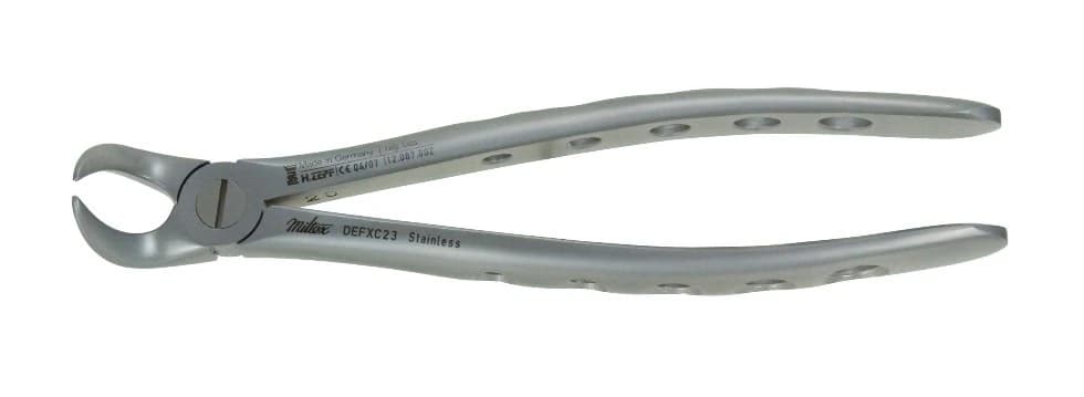 Xcision Extracting Forceps #23, Cowhorn Lower Molars, Stainless Steel, Each thumbnail 2