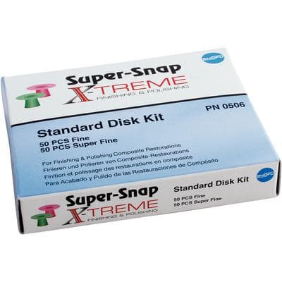 Shofu Super-Snap X-Treme Polishing Disks, Standard Kit, 12 mm, Fine/Super-Fine, 100/Pk, 0506 thumbnail 11