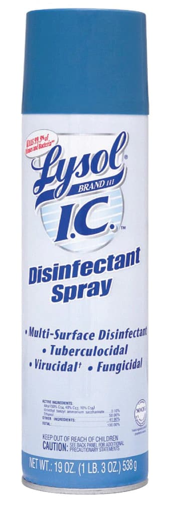 Lysol IC Disinfectant Spray with Control Flo Valve, 19 oz Aerosol Can, 95029 thumbnail 2