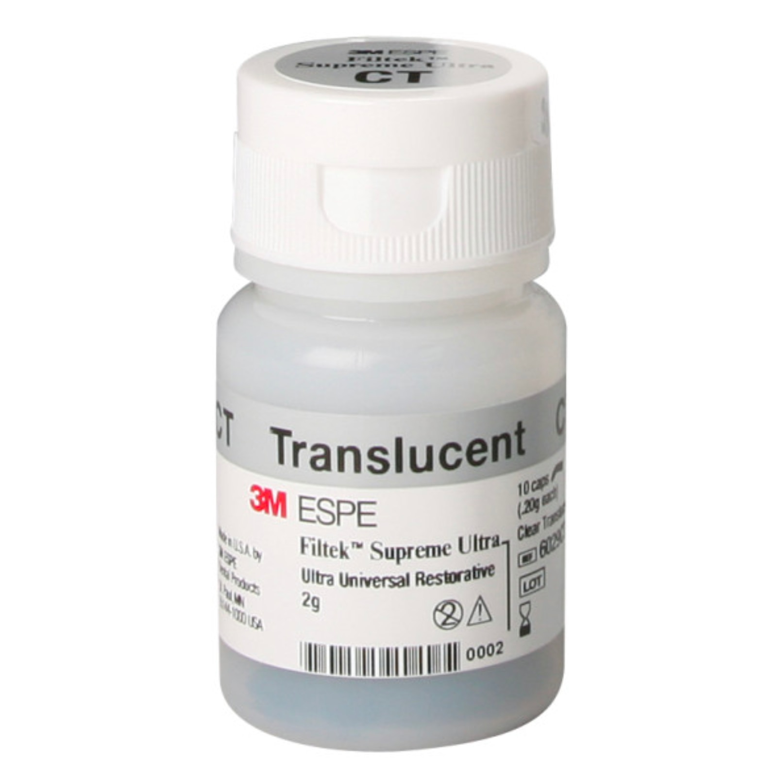 3M Filtek Supreme Ultra Universal Restorative, Clear Translucent, 10 x 0.2g Capsules, 6029CT - 3M Filtek Supreme Ultra Universal Restorative, 6029CT, 10 - 0.2g Capsules, CT - Image 1