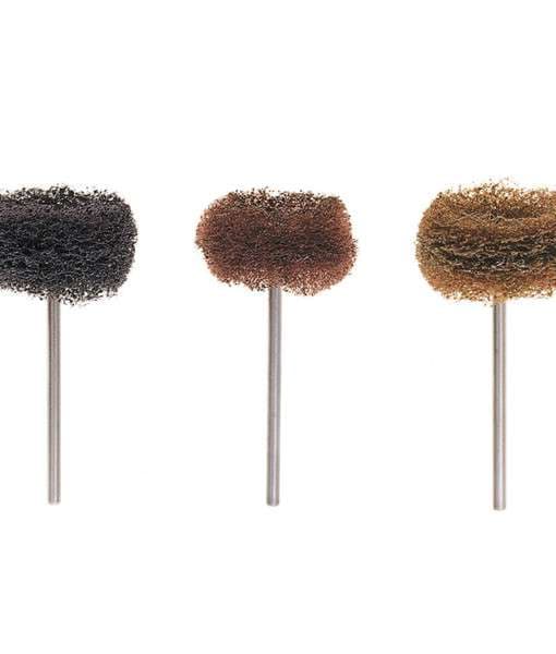 Hatho Miniature Scotch Brite Polishing Brushes, Fine, 12/Pk, 1670091 thumbnail 9