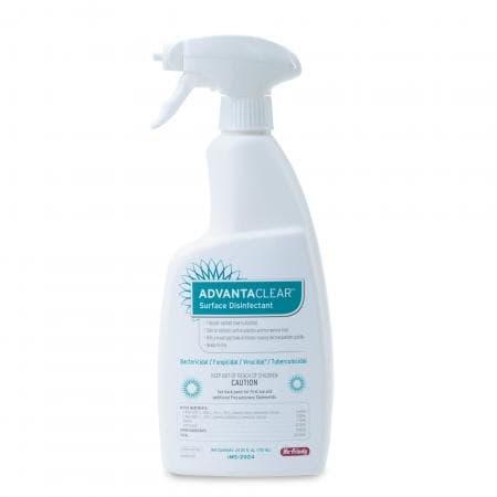 Hu-Friedy AdvantaClear Surface Disinfectant Spray, 24 oz Spray Bottle, Ready-to-Use, Fragrance-Free, IMS-2024 thumbnail 4
