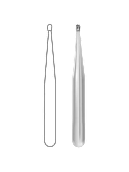 Midwest Operative Carbide Burs FG 1/2 Round, 0.6 mm, 100/Bag, 386202 thumbnail 2