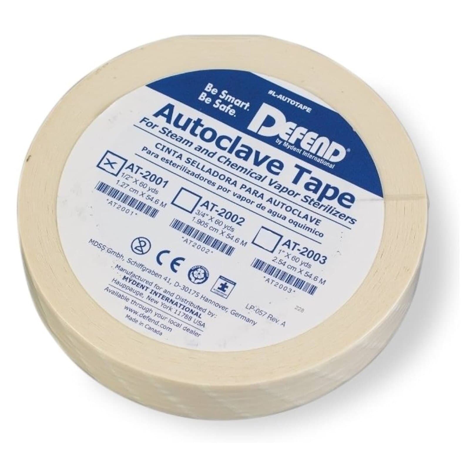 Defend Autoclave Indicator Tape, 1/2" x 60 yds, 1 Roll, AT2001 thumbnail 6