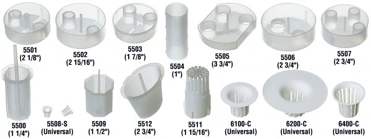 Pinnacle Kerr TotalCare Dispos-A-Trap #5500 Evacuation Unit Trap Replacement, 144/Bx - Dispos-A-Trap #5500 144/Bx - Image 1