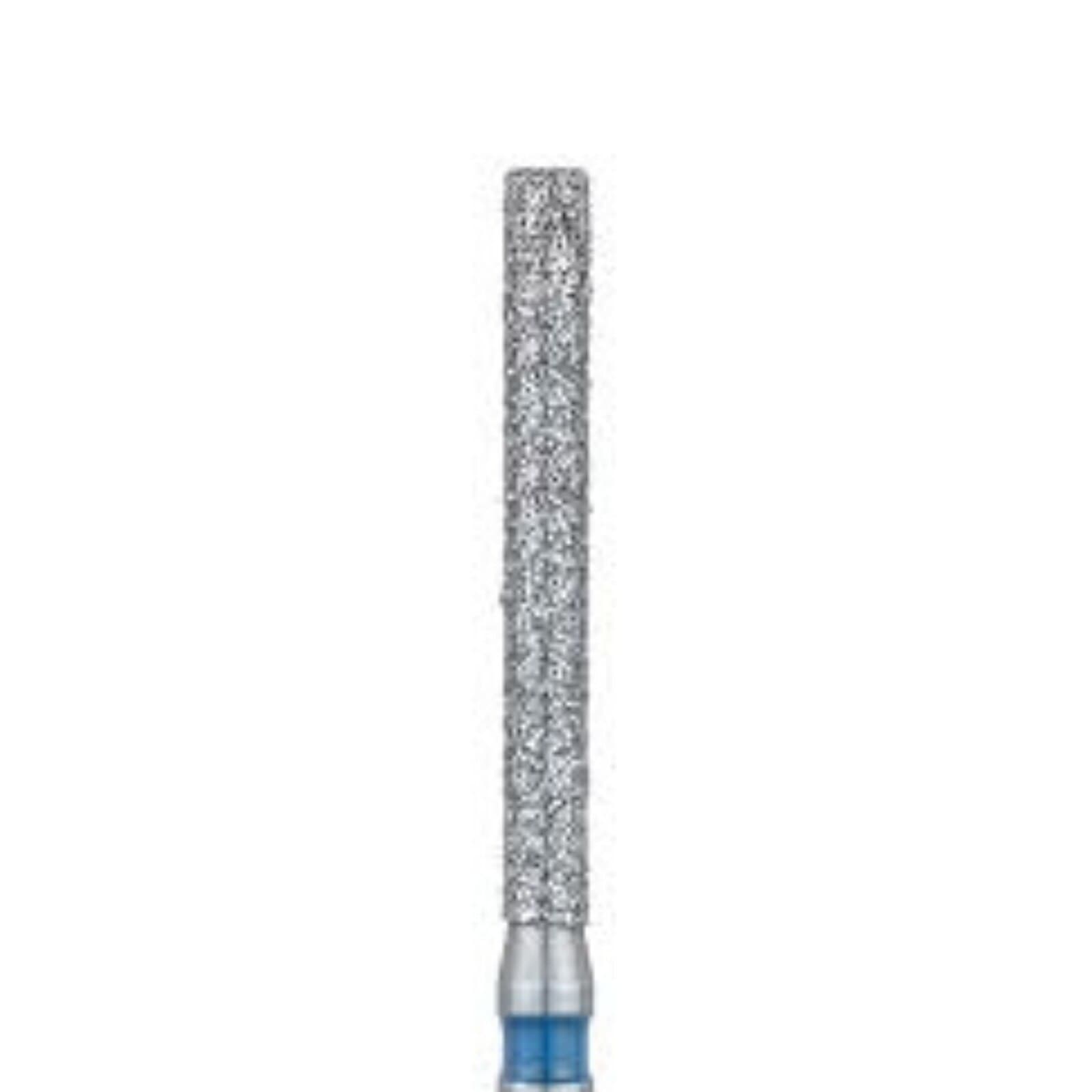 Meisinger 891-014-FG Multi-Use Diamond Bur, Extra Long Flat End Cylinder, Medium Grit, 1.4 mm Diameter, Friction Grip, 5/Pack thumbnail 3