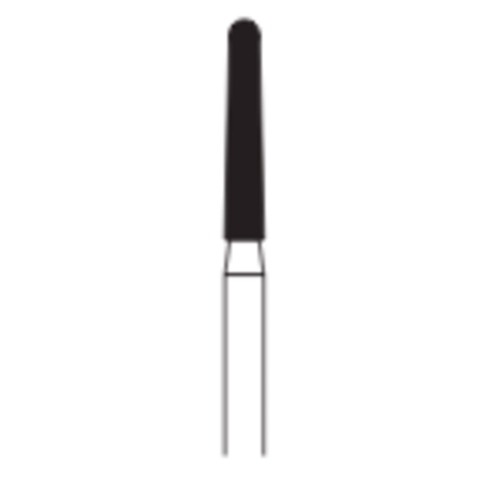 Long Round End Taper Diamond Burs 856L-016F, 6/Pk - Long Round End Taper Diamonds 856L-016F 6/Pk - Image 1