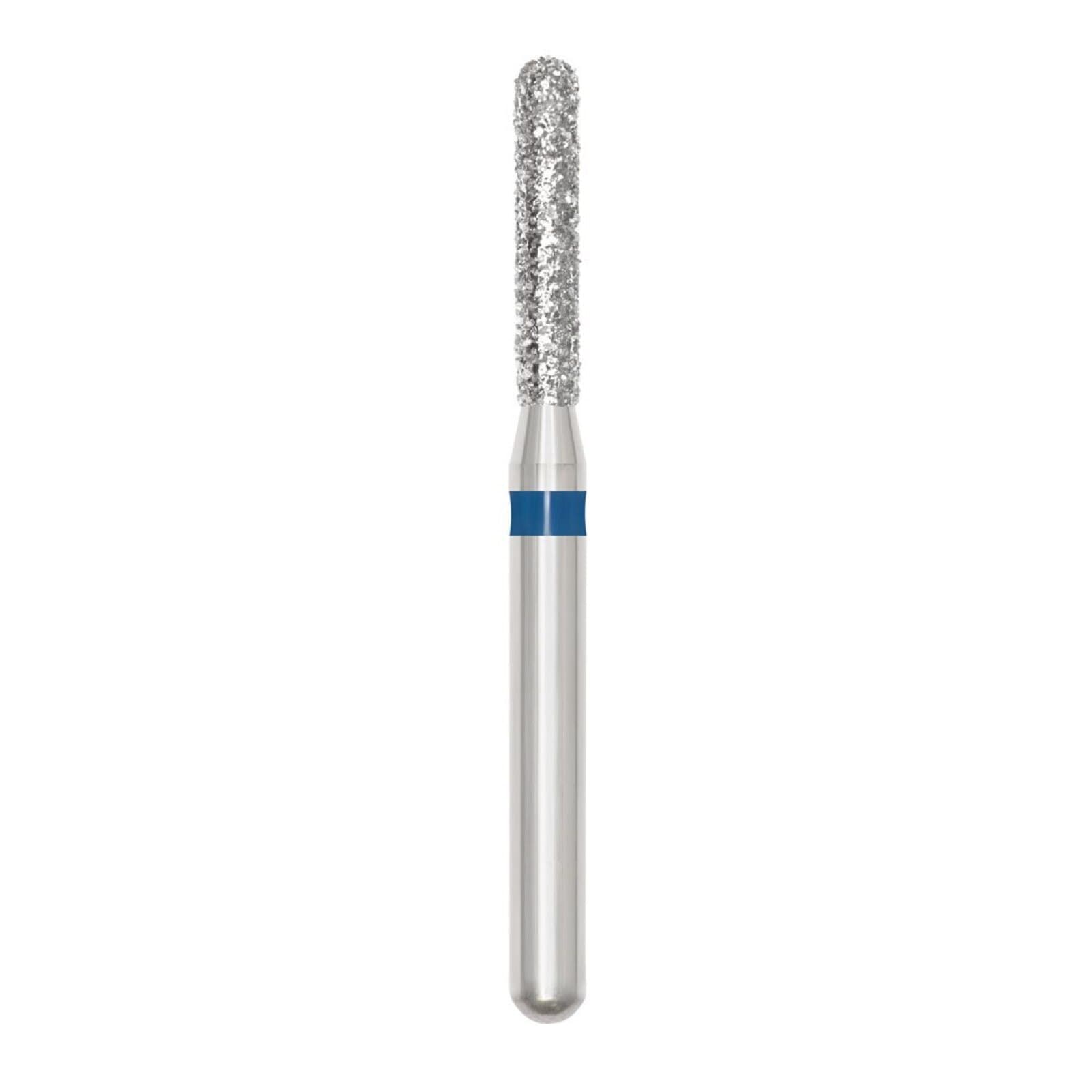 SS White Revelation Diamond Bur, FG, Medium, Round End Cylinder, 880-014M, 5/Pk thumbnail 2