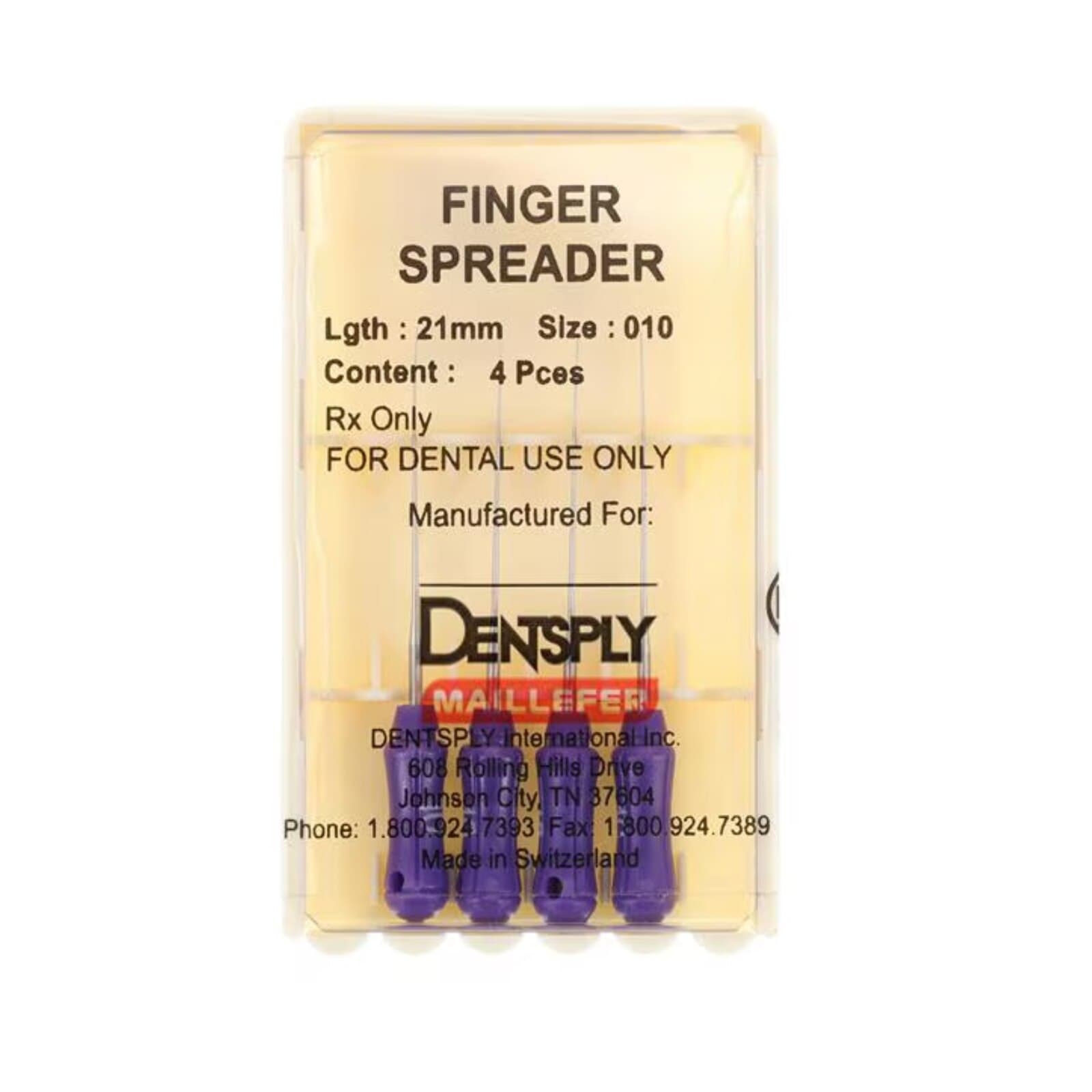 Dentsply Maillefer Finger Spreader #10, 21mm, Purple, 4/Pkg thumbnail 5