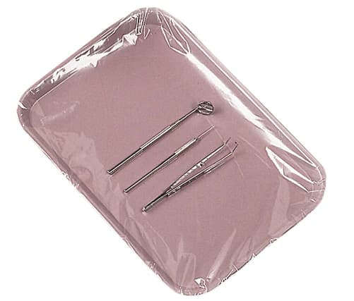 House Brand Disposable Tray Sleeves, 11" x 14", Clear Plastic, 500/Box - Tray Sleeve 11"X14" 500/Bx - Image 1