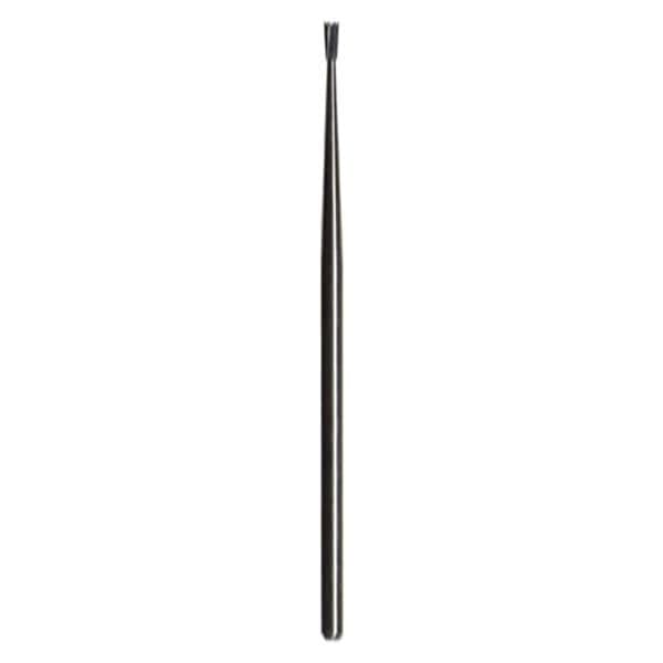 Midwest Operative Carbide Bur #34, FG, Inverted Cone, Flat End, 6 Flutes, 0.9 mm Diameter, 4.9 mm Length, 10/Pkg, 389210 thumbnail 2