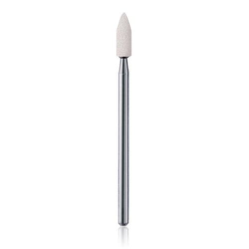 NTI White Stone Abrasive, Small Flame, RA (Right Angle), Fine, 2.35 mm Shank, 12/Pkg, WF661-RA thumbnail 2