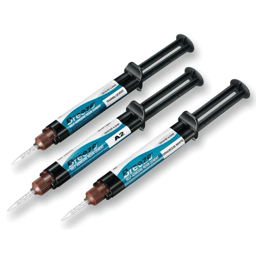 Breeze Self-Adhesive Resin Cement Syringe Refill, Shade A2, 4 ml/7.8 g, 1 Syringe, N97B thumbnail 8