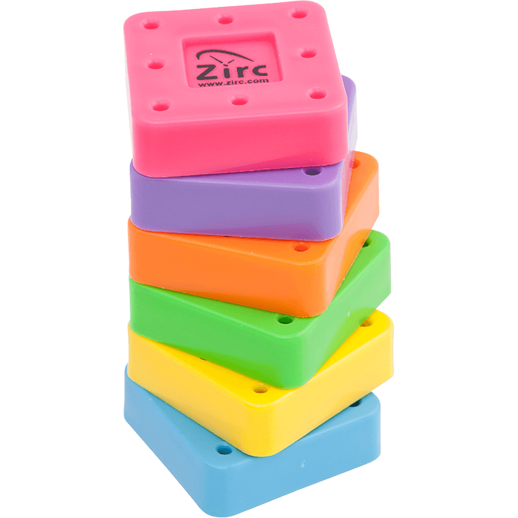 Zirc 8-Hole Magnetic Bur Block, Neon Green, Fits FG/RA/HP Burs, Autoclavable, 1 Each, 50Z400P thumbnail 4