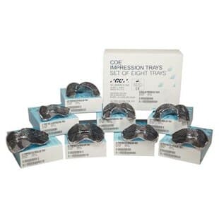 GC America COE Nickel-Plated Perforated Regular Impression Trays, Full Set of 8 (S1, S3, S4, S5, S7, S20, S21, S22), 260018 thumbnail 6