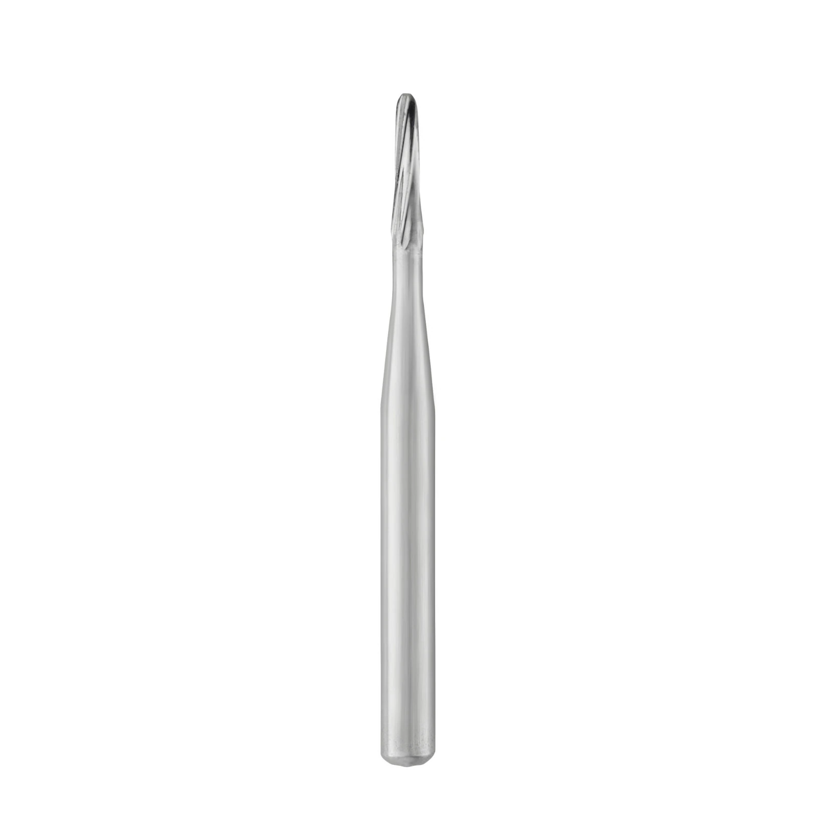 SS White FG Carbide Bur #1170, Tapered Fissure Round End, Plain, Friction Grip, 1.0 mm Diameter, 3.8 mm Length, 10/Pkg thumbnail 2