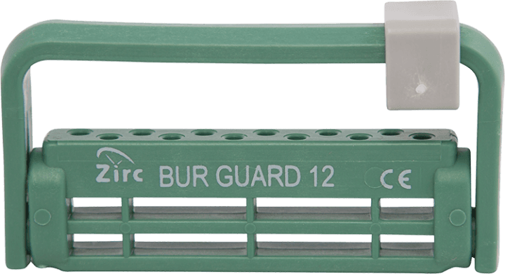 Zirc Steri-Bur Guard, 12-Hole, Green, 50Z406D thumbnail 3