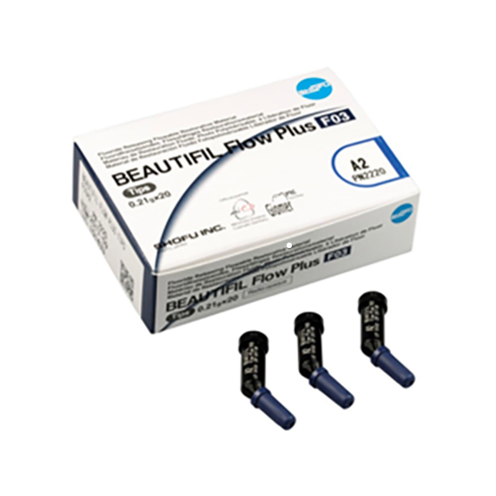Beautifil Flow Plus Hybrid Composite, Light-Cure, Tips Refill, F03 Low Flow, 0.21 g, Bleach White, 20/Pk, 2233 thumbnail 2