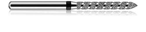 NTI Diamond Bur, FG, Flame, #862, 1.0 mm, Super Fine, Yellow, 5/Pk, SF862-010 thumbnail 7