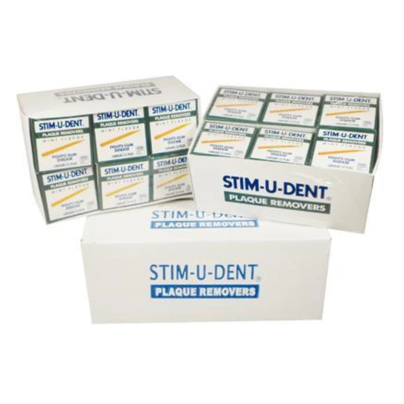 Stim-U-Dent Interdental Cleaners, Original, Patient Packs, 25/Pkg, 144/Bx - Stim-U-Dent Patient Packs 25/Pkg 144/Bx - Image 1