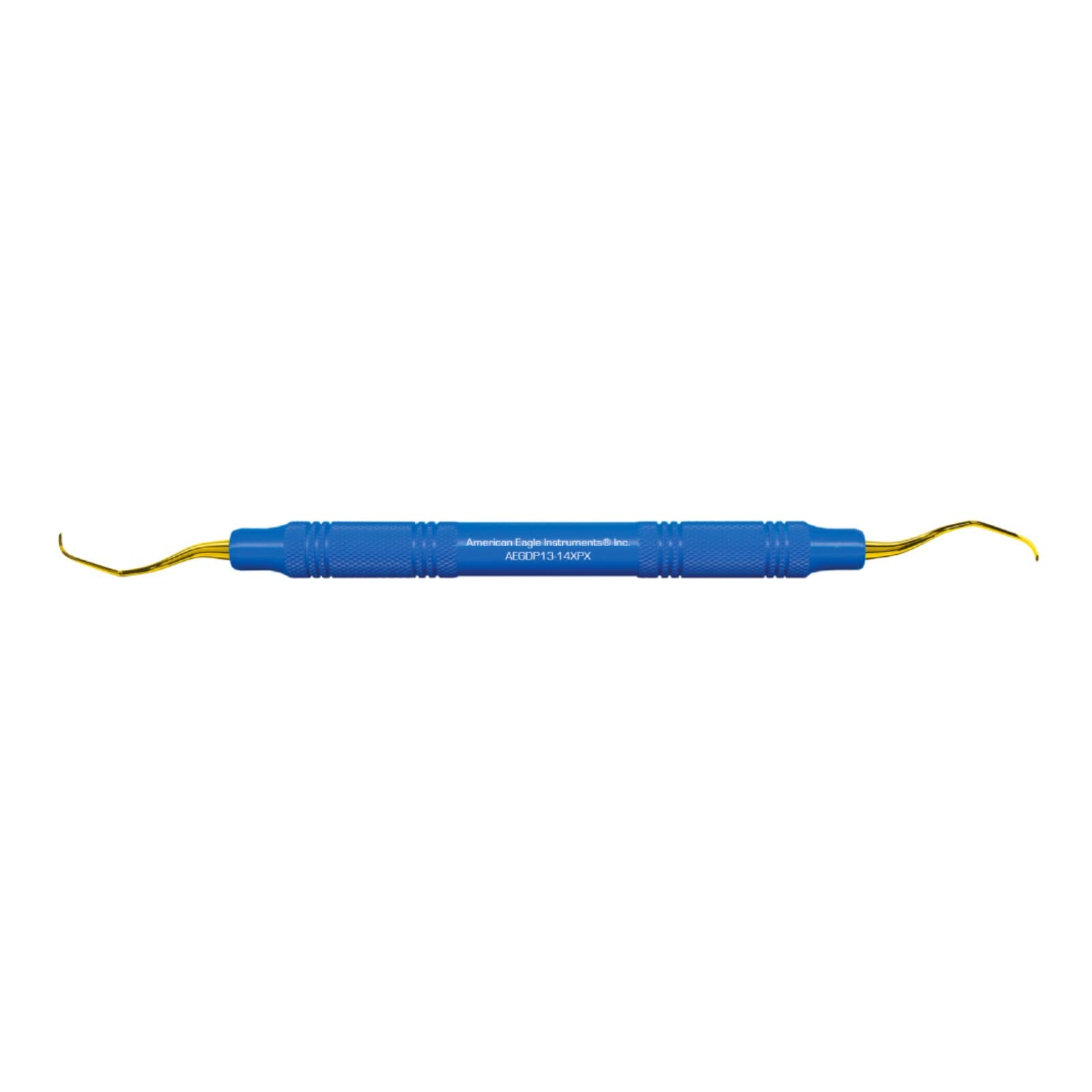 American Eagle Instruments XP Gracey +3 Deep Pocket Curette, #13-14, Double-Ended, EagleLite Resin Handle, Blue, 1/Pk, AEGDP13-14XPX thumbnail 9
