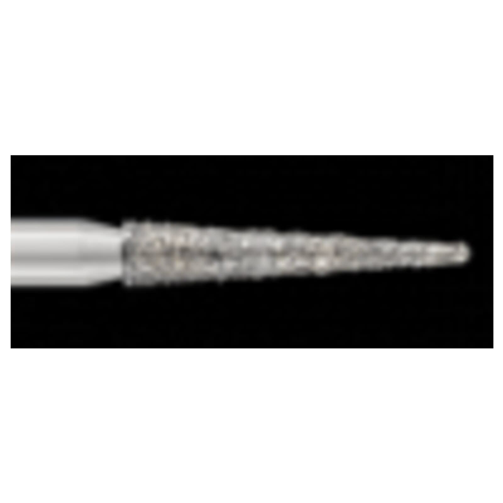 SS White Piranha Single-Use Diamond Bur, Fine Grit, Needle/Pointed Cone Shape, Friction Grip, #858-016F, 25/Pk thumbnail 2