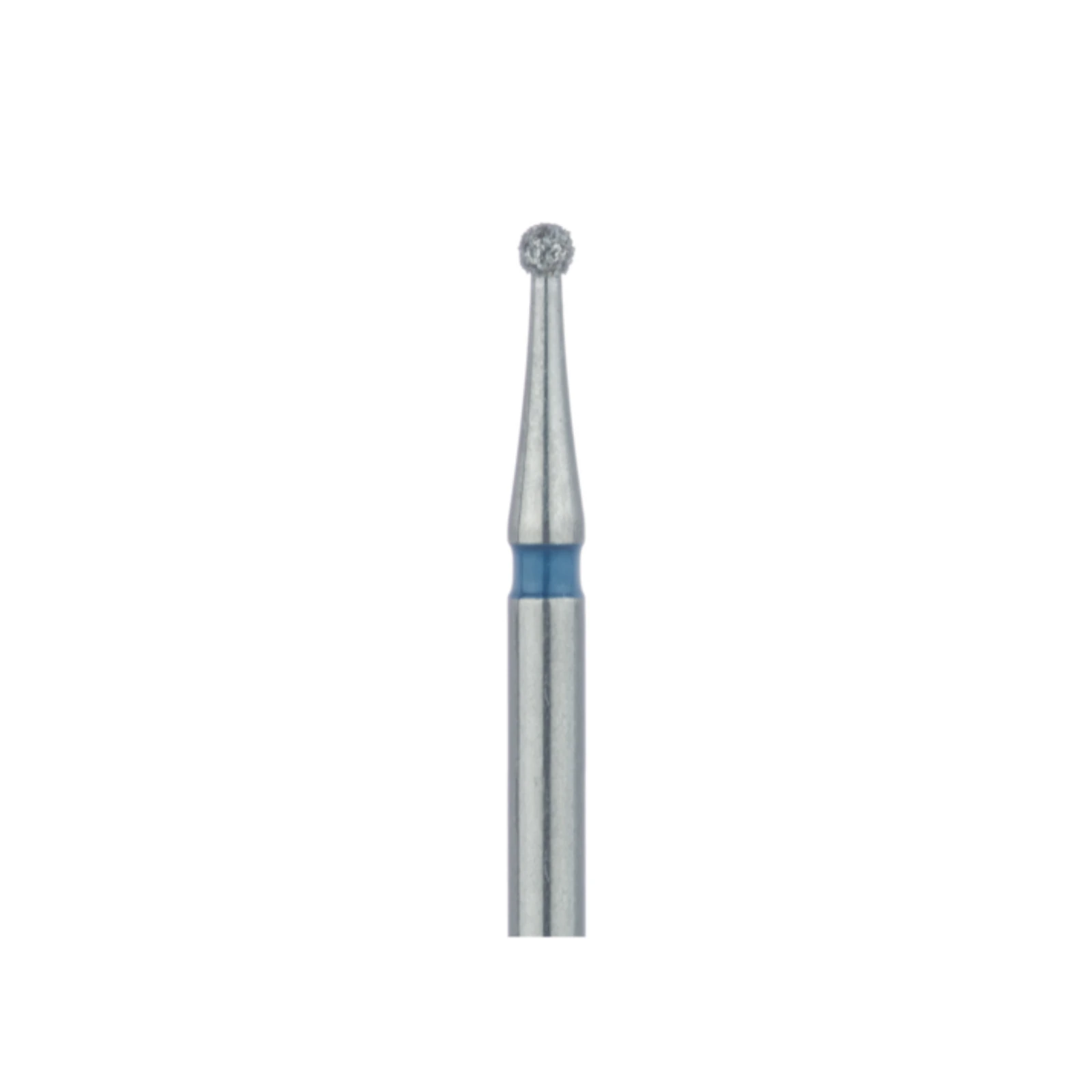 Meisinger 801L-012-FG Diamond Bur, Round, Medium Grit, Long, Friction Grip, 1.2 mm, 5/Pack thumbnail 3