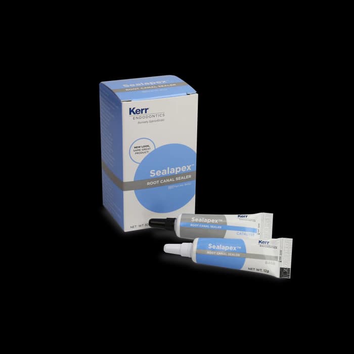 Kerr Sealapex Root Canal Sealer Standard Pack, Non-Eugenol Calcium Hydroxide, 12 g Base + 12 g Catalyst + Mixing Pad, 1 Kit, #18432 thumbnail 14