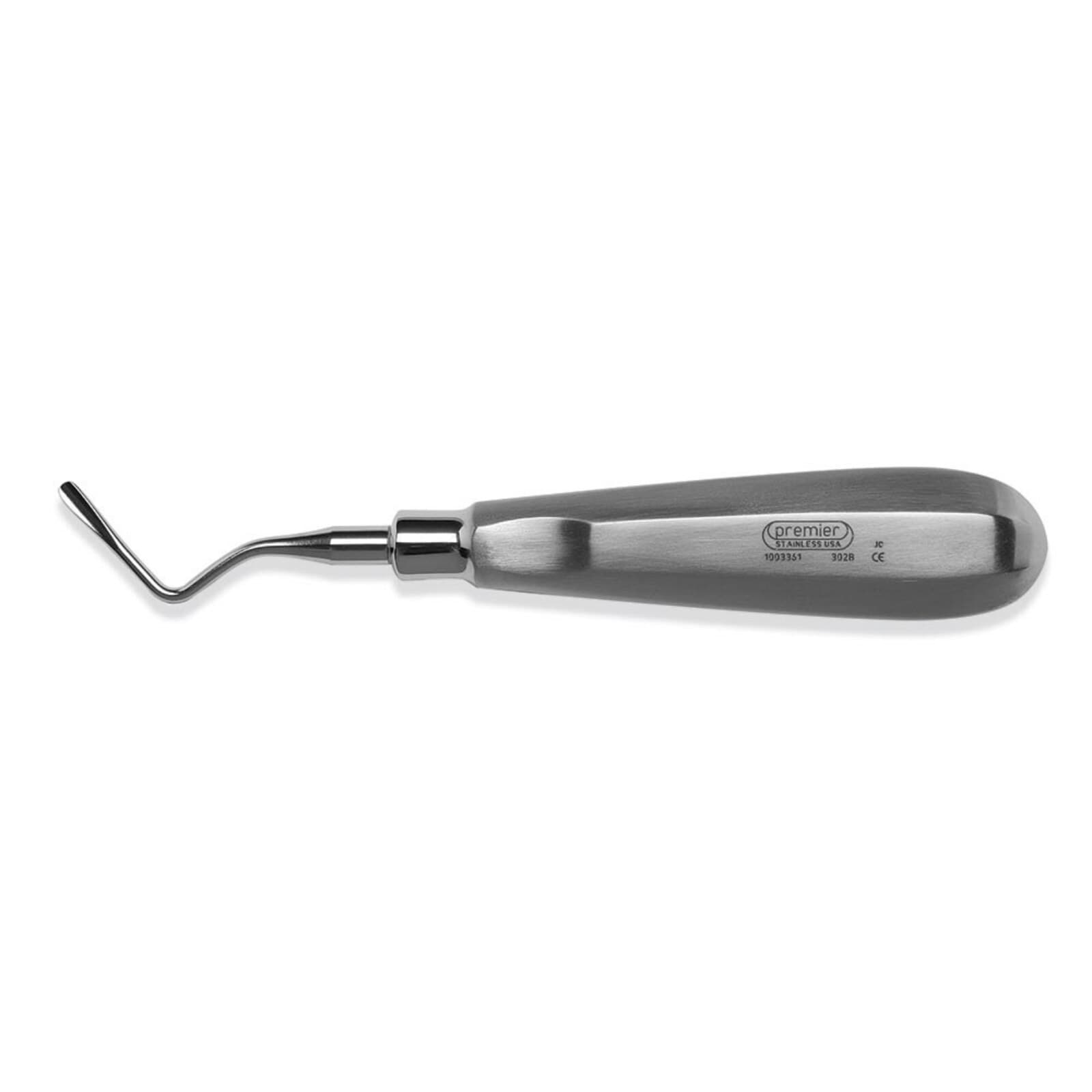 Premier Dental Products Surgical Elevator #302B, Apical Blunt, Large Handle, Single End, Stainless Steel, Each thumbnail 2