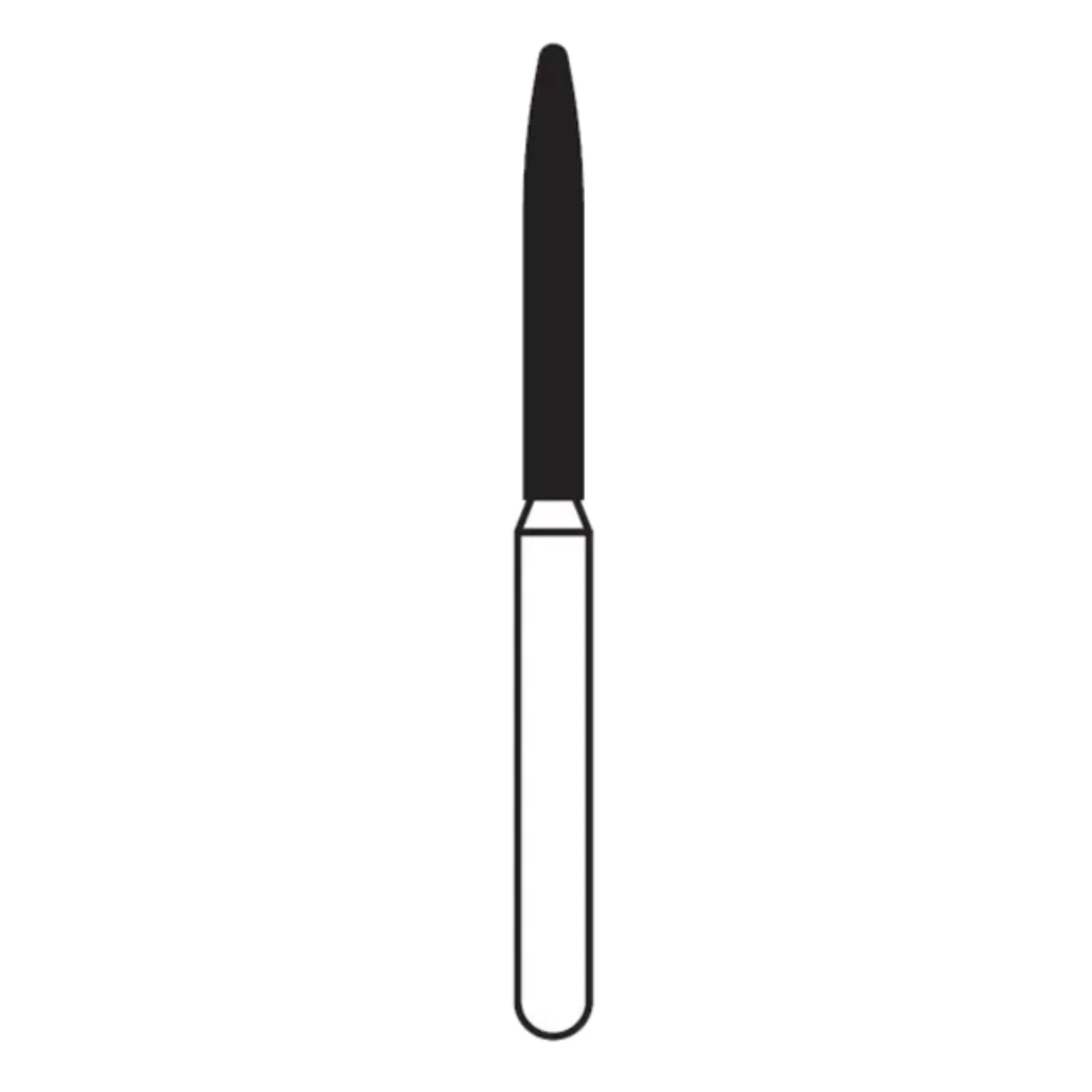 Premier Solo Diamond FG Single Use Bur, 1512.10CF, 25/Bx - Solo Diamond FG Single Use 1512.10CF 25/Bx - Image 1