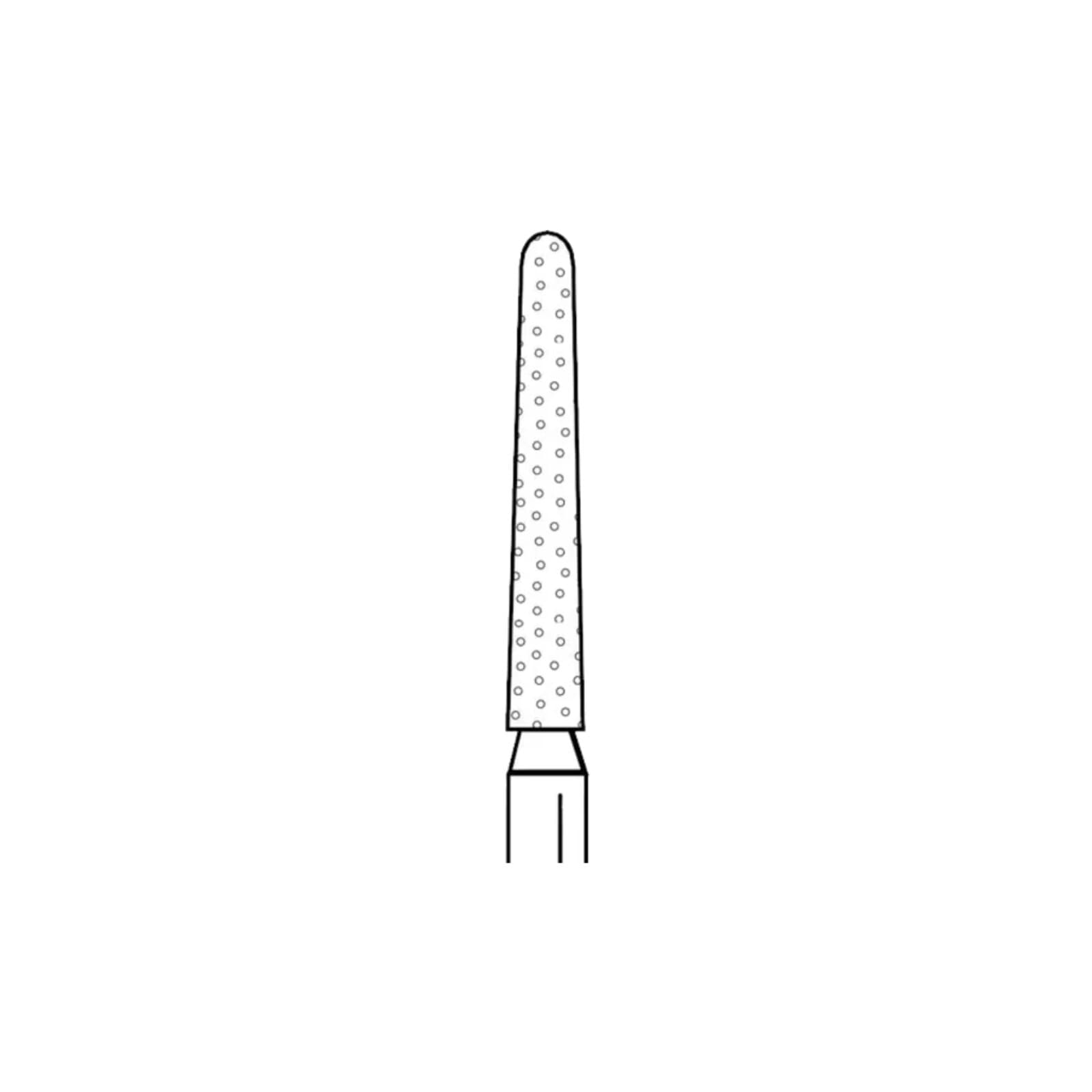 Two Striper Diamond Bur, FG, Round-End Taper, Coarse, 782.10C, 5/Pk, 2015425 thumbnail 7