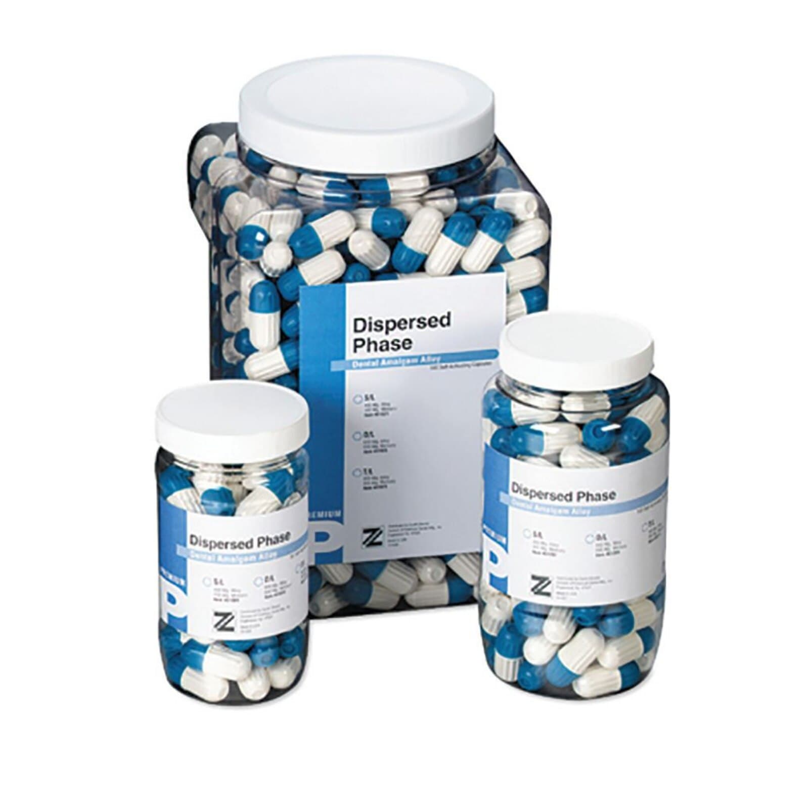 DMG Zenith Premium Dispersed Phase Amalgam Alloy Capsules, Regular Set, 1 Spill (400 mg), 50/Jar, #61008 thumbnail 2