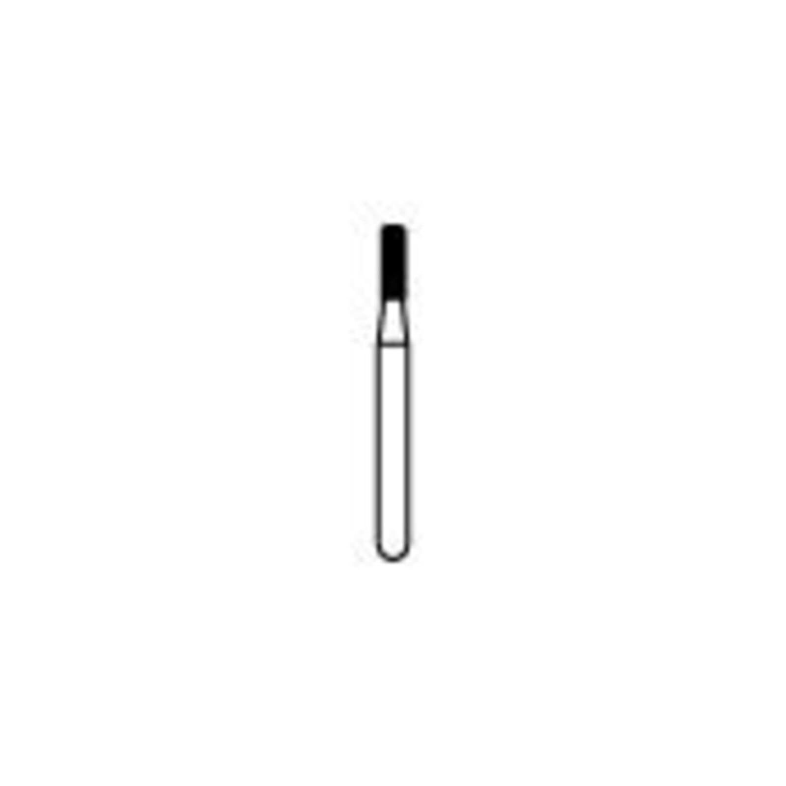 NTI Diamond Bur FG Coarse Modified Shoulder Cylinder, #835KR-012, 1.2mm Diameter, 4.0mm Length, 5/Pack, C835KR-012 thumbnail 2