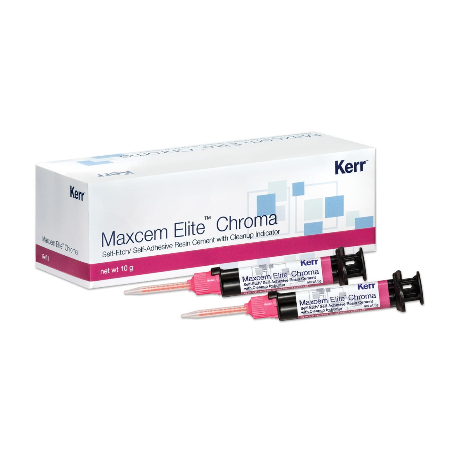 Kerr Maxcem Elite Chroma Pink Mixing Tips, Regular, 50/Box, 36303 thumbnail 4