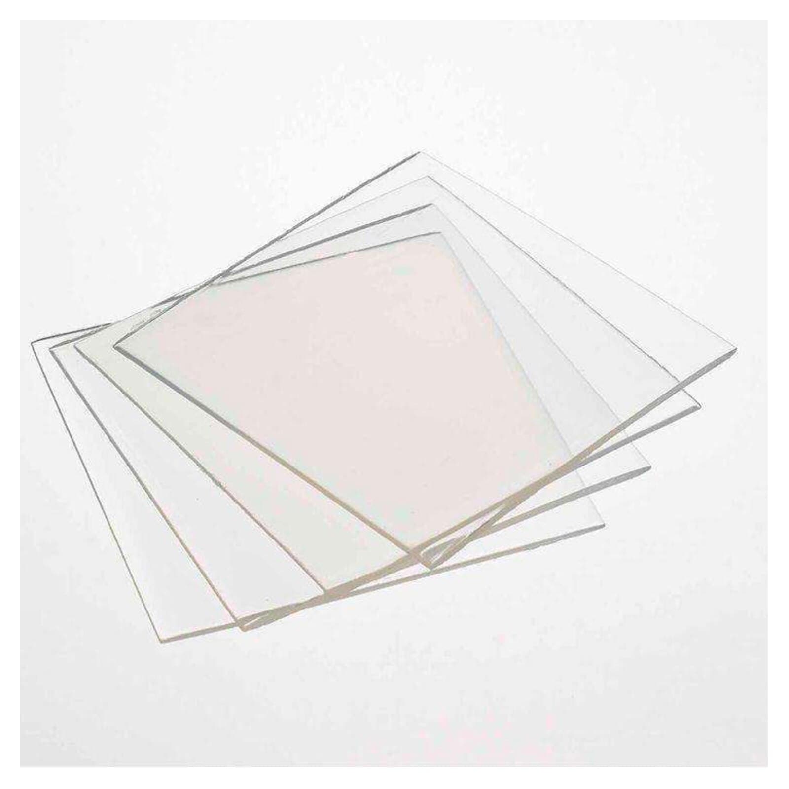 Proform Soft EVA Vacuum Forming Sheets, .120" (3mm) Thick, 5" x 5" (127 x 127mm), Clear, 300/Pkg - Proform Soft Eva .120 5" x 5" 300/Pkg - Image 1