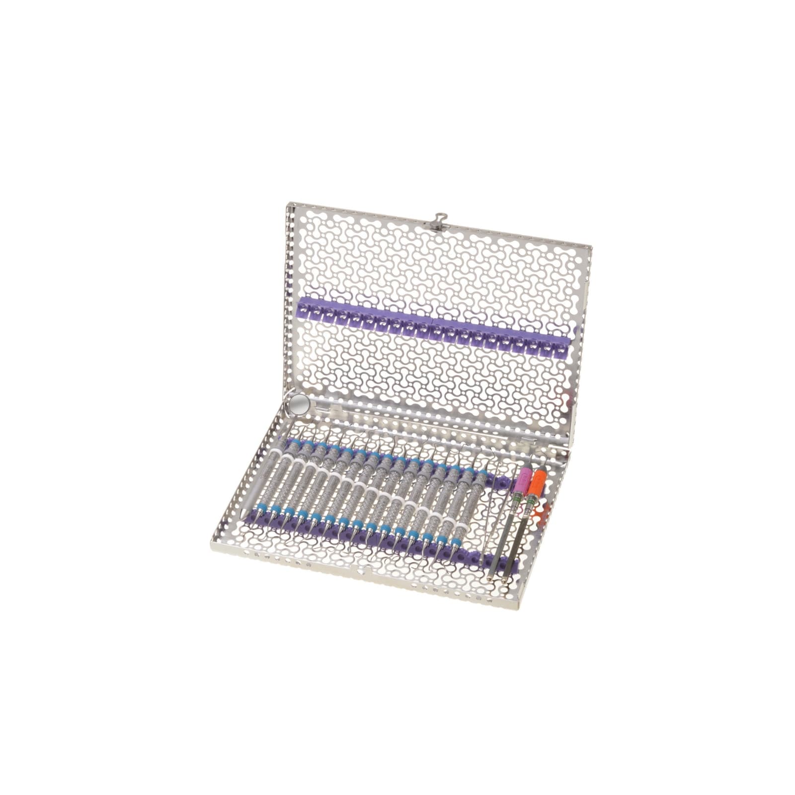 Hu-Friedy IMS Infinity 20 Instrument Large Cassette, Gray, Stainless Steel, 8" x 11" x 1.25", IMN4201 thumbnail 2