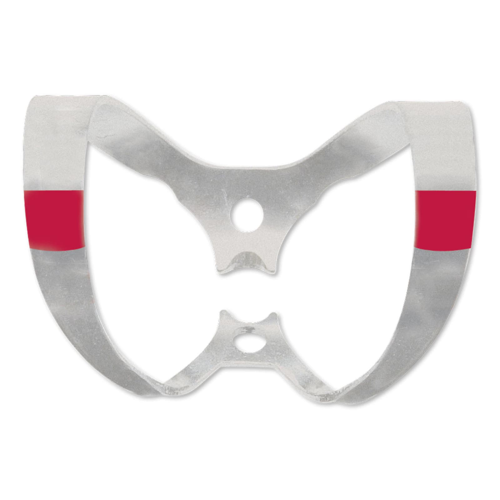 Hygenic Fiesta Rubber Dam Clamp, Wingless, #W9, Anterior, Color-Coded Red, Matte Finish, H02800 thumbnail 2