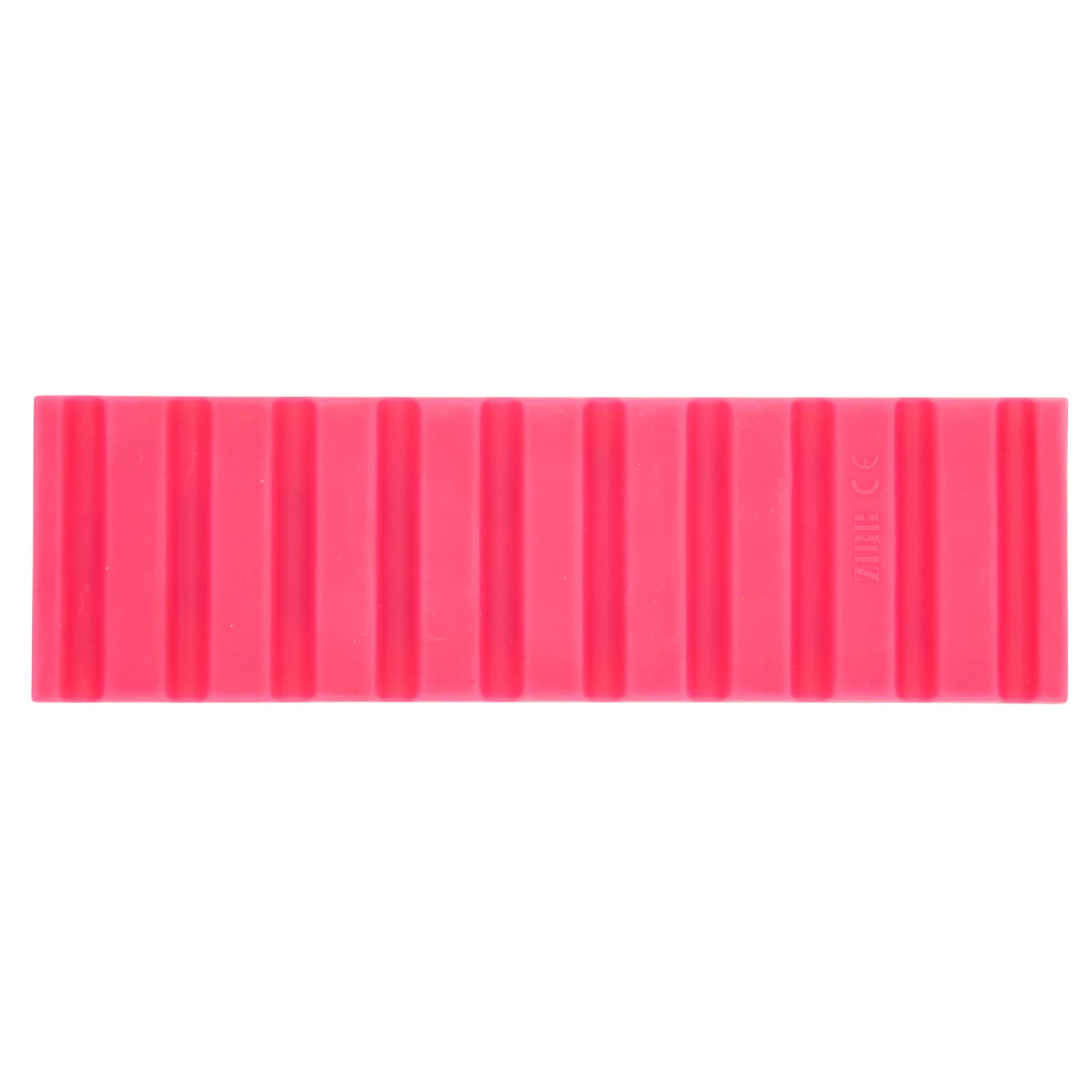 Zirc Neon Pink Instrument Mat, Non-Slip, Reversible, 6-3/4" x 2" x 3/8", 20Z464S - Neon Pink Instrument Mat - Image 1