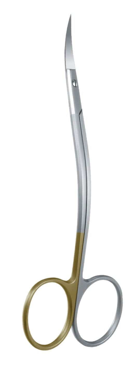 A. Titan Instruments La Grange Super Cut Surgical Scissors, Curved, Micro-Serrated, 4.5", 1/Pk, 877SC thumbnail 7