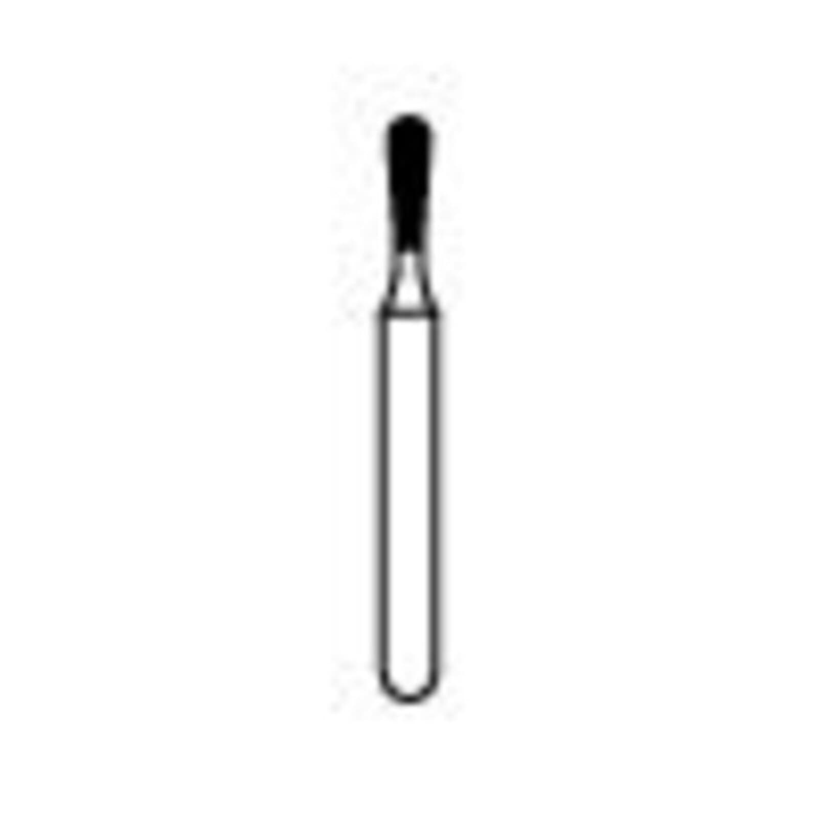 NTI Diamond Bur, FG, Long Pear, # C830L, 1.2 mm, Coarse, Green, 5/Pk, C830L-012 thumbnail 7
