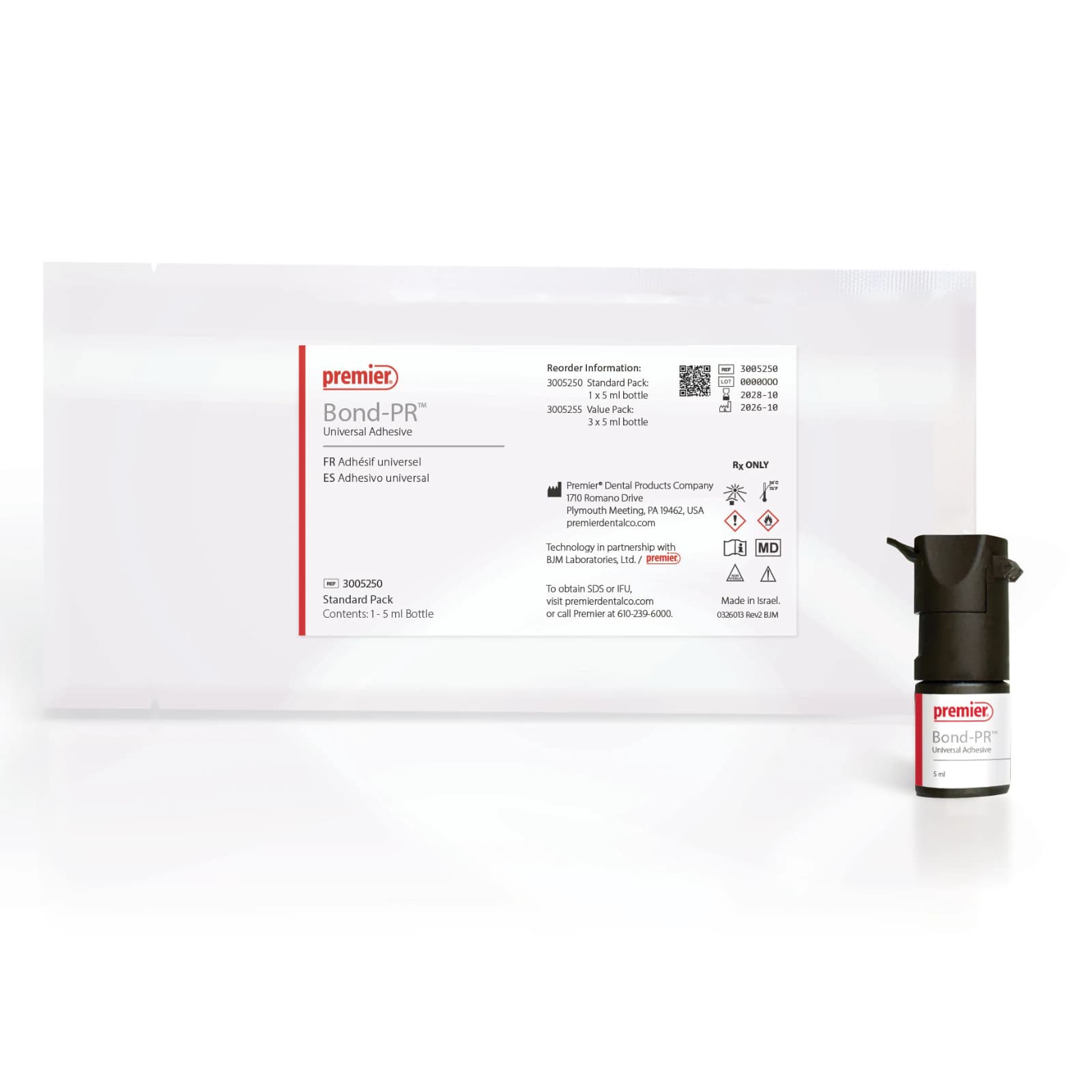 BOND-PR Universal Adhesive, 5mL, Standard Pack - BOND-PR Universal Adhesive 5mL Standard Pk - Image 1