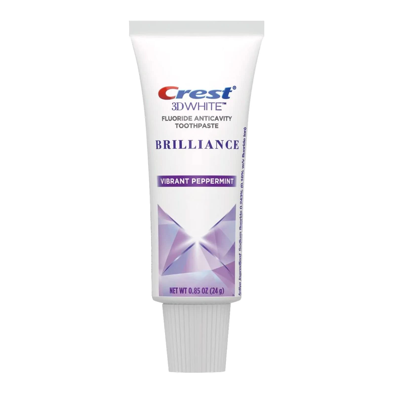 Crest 3D White Brilliance Toothpaste, Peppermint, 0.85 oz, 72/Case thumbnail 2