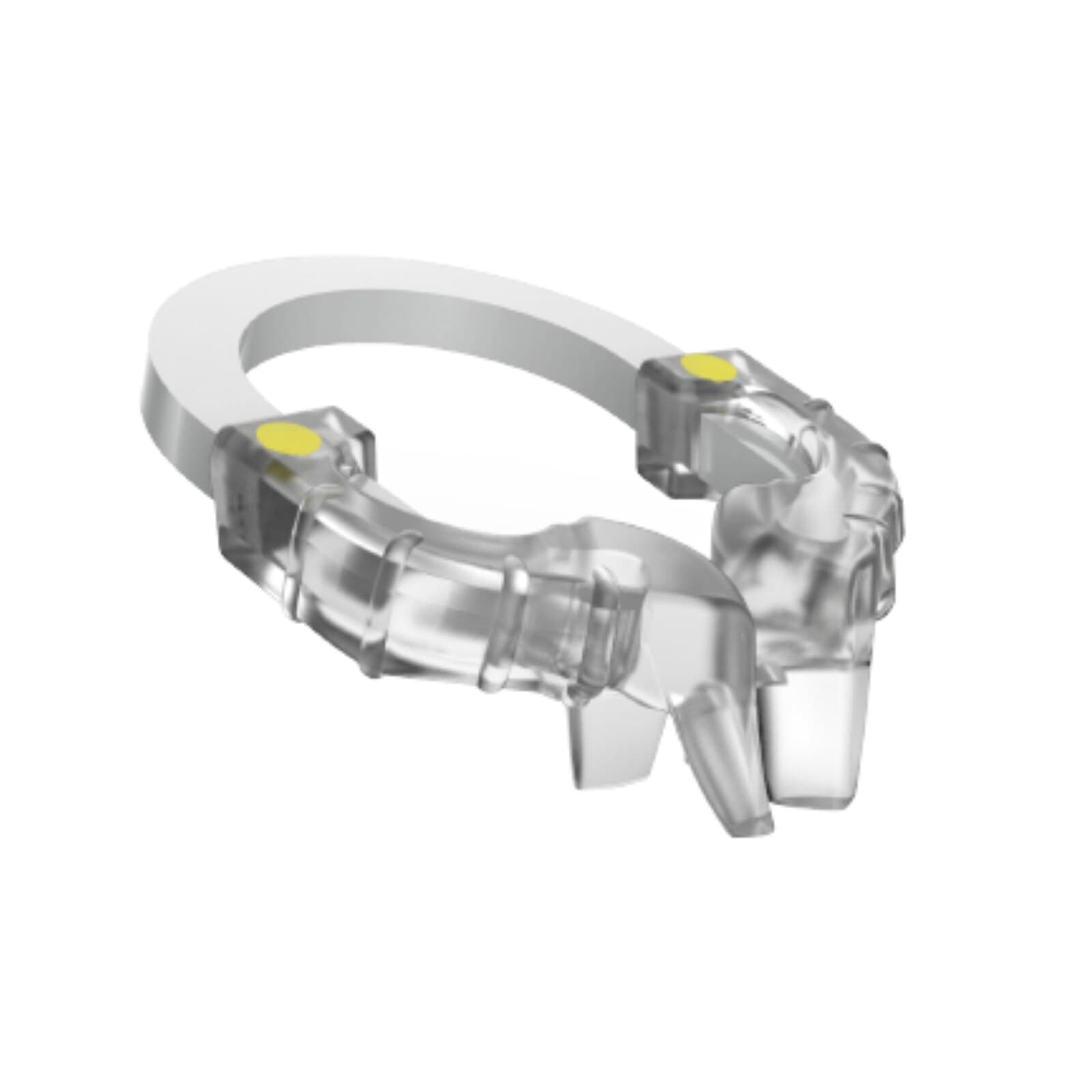 iMatrix Clear Sectional Matrix Ring Refill, Clear Yellow Narrow NiTi Rings, 2/Pk, 411205 thumbnail 5
