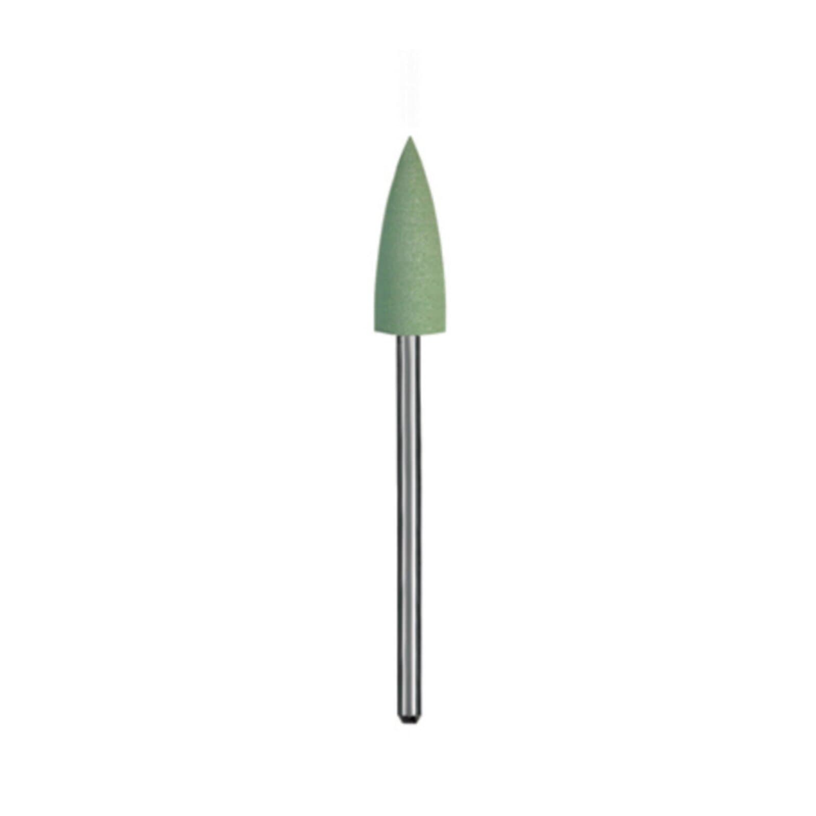 Dedeco Silicone Jumbos Acrylic Polisher, Shape F, Green, Coarse, HP 3/32" (2.35mm) Shank, 5/Box thumbnail 2
