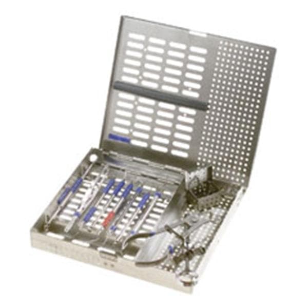 Thompson™ Instrument 10 Cassette, Stainless Steel, 8" x 9" x 1-1/8", 10-Instrument Rack, 3-089110 thumbnail 2