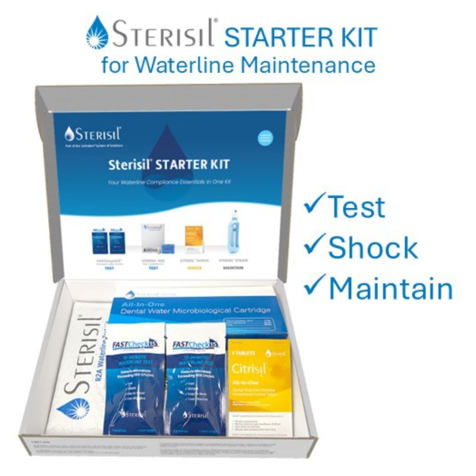Sterisil Starter Kit for Waterline Compliance, Municipal Water, STK-S365M thumbnail 2