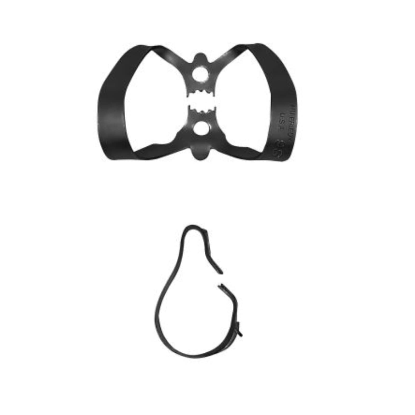 Hu-Friedy Black Line Rubber Dam Clamp #9S, Winged, Anterior, RDCM9SX thumbnail 2