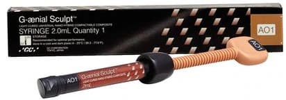 G-aenial Sculpt Universal Nano-Hybrid Composite, Shade AO1, Syringe Refill, 2 ml, 1/Pk, 009161 thumbnail 6