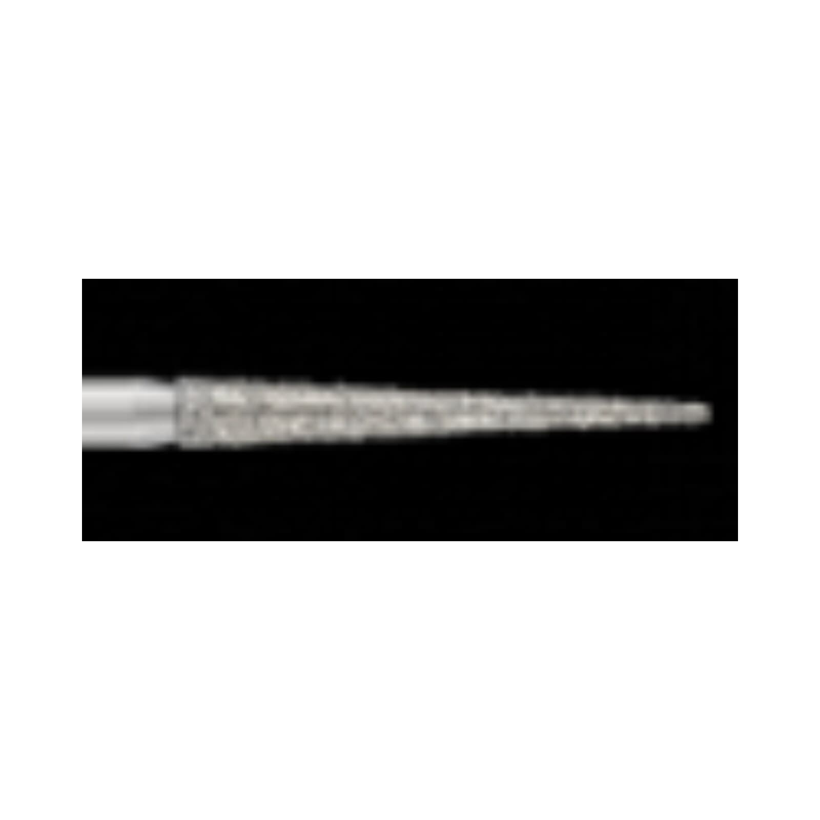 SS White Piranha Diamond Bur 859-018F, Fine Grit, Needle Shape, Friction Grip, Single-Use, 25/Bx - Piranha Diamond 859-018F 25/Pk - Image 1